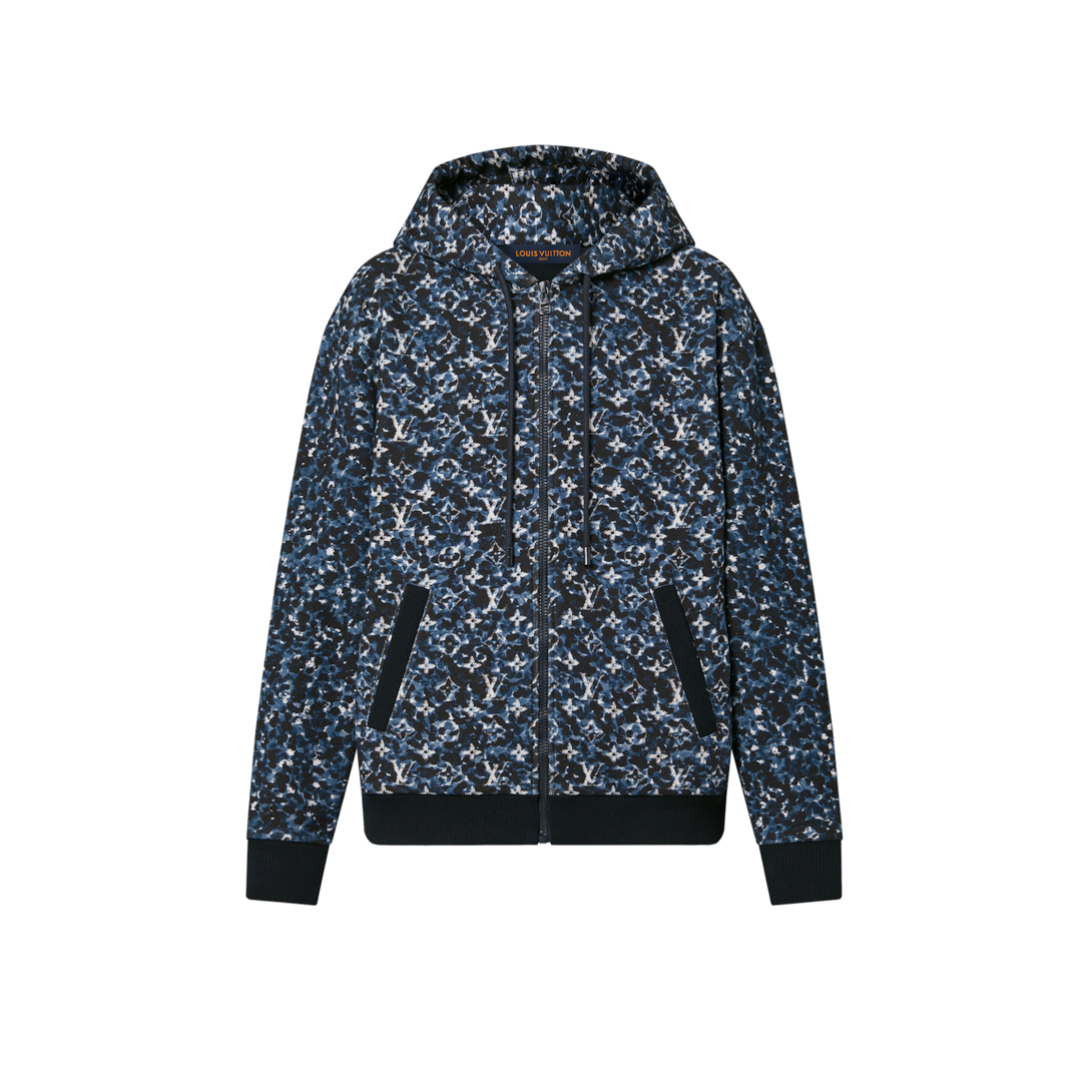 Blue louis vuitton store hoodie